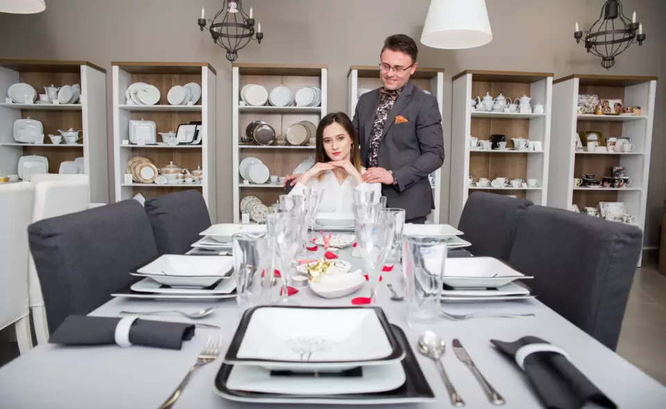 Hostessa Sesja Świat Porcelany