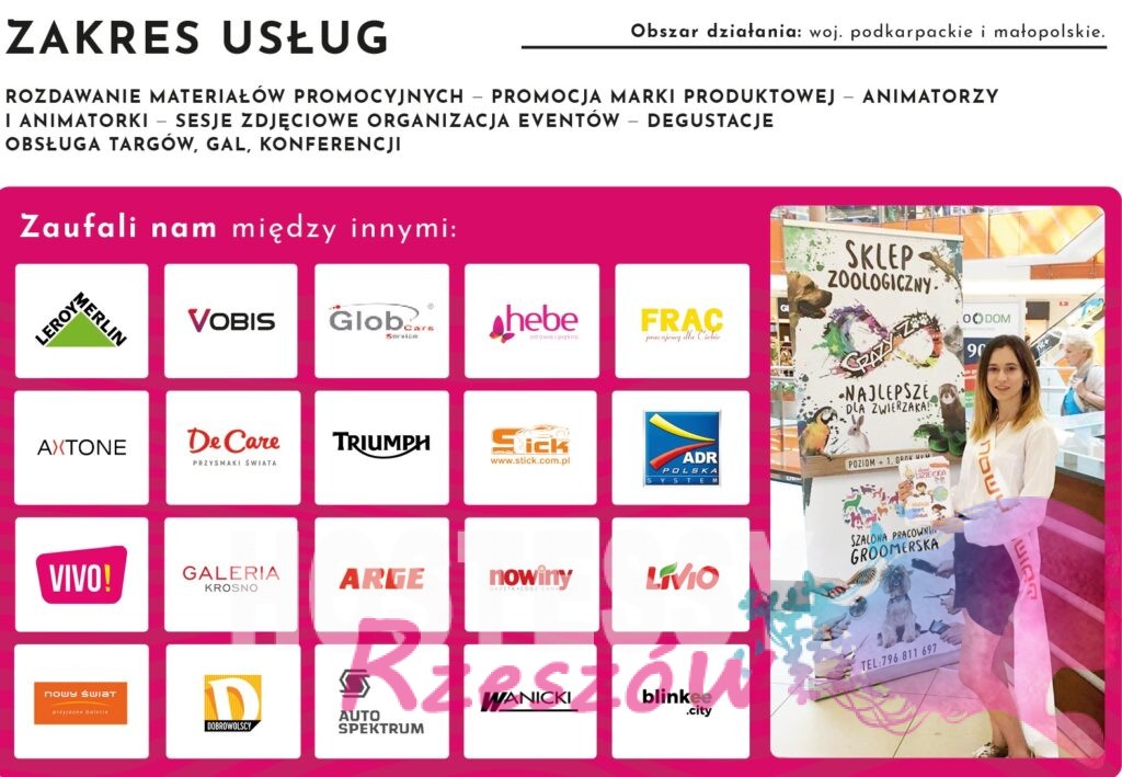 Hostessy Rzeszów Zakres Usług